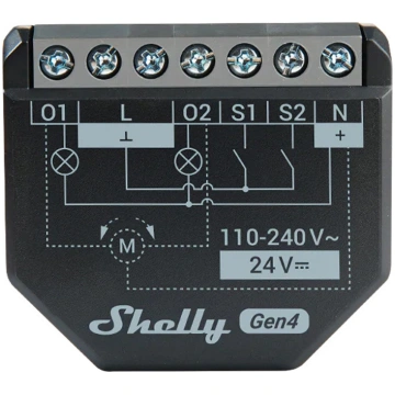 Sterownik Shelly 2PM Gen4 Zigbee/Matter