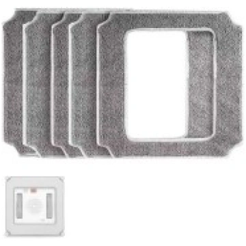 Spare square microfiber cloth for window cleaning 
