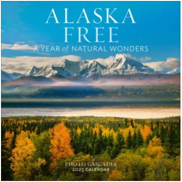 Alaska Free Wall Calendar 2025 Bookshop