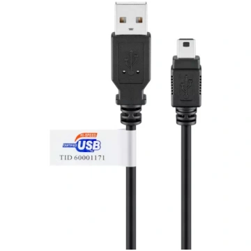 USB kabelis Goobay 93903 3m Mini-USB B uz USB A me