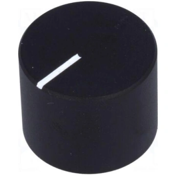 Knob | with pointer | aluminium | Øshaft: 6mm | Ø2