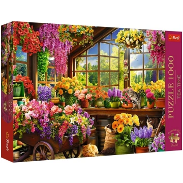 Puzzle 1000 Gatavošanās pavasara treflim