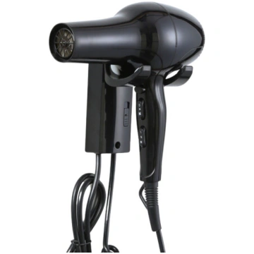 Fēns matiem TECHNO SIDEWALL, melns, 1800 W, ar sti