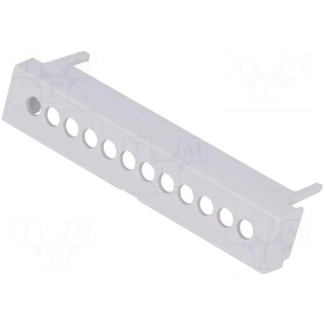 Terminals cover | grey | 5.08mm | Holes no: 12 ITA