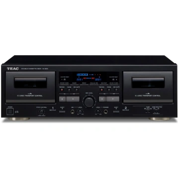 TEAC W-1200 Kasešu atskaņotājs 2 deka (-s) Melns |