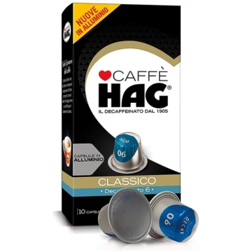 Capsule caffè HAG decaffeinato compatibili Nespres