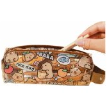 LEAN Small School Pencil Case Kit Capybara Transpa