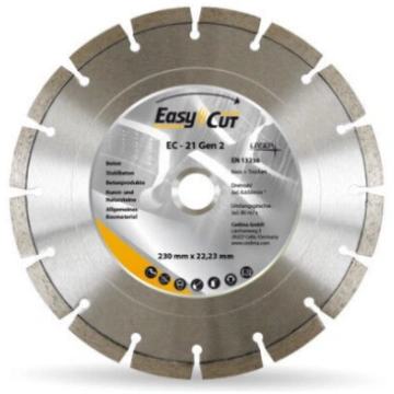 Dimanta disks Cedima, 125 mm x 22 mm x 2.1 mm