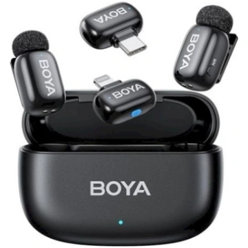 BOYA Mini 2-01 Lightning + USB-C Wireless Micropho