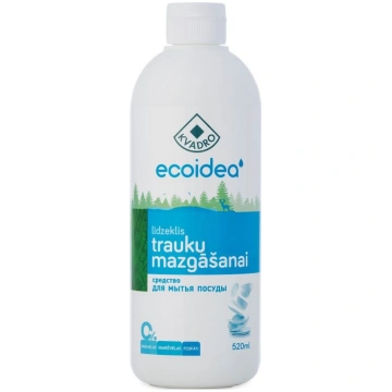 Trauku mazgāšanas līdzeklis KVADRO Ecoidea, 520ml 