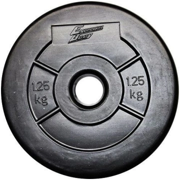 Diska svars EB Fit 28 mm 1,25 kg, melns