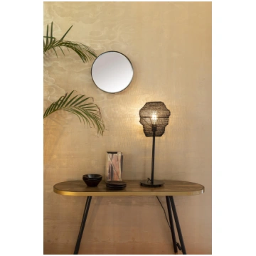 Table Lamp Lena Black Zuiver, DUTCH BONE, White