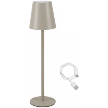 Beper galda lampa P207ILI205, pelēka