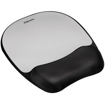 Fellowes MOUSE PAD MEMORY FOAM/SILVER STREAK 91758