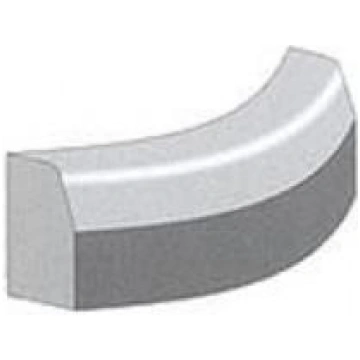 Ceļa apmale Rādiusu R=0.5 m Ceļa apmale Rādiusu R=