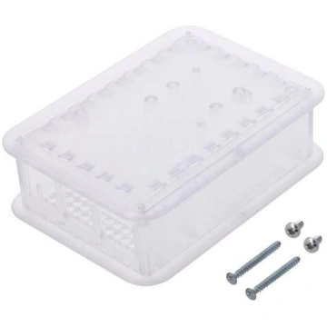 Enclosure: for computer; Raspberry Pi 4 B; semi-tr