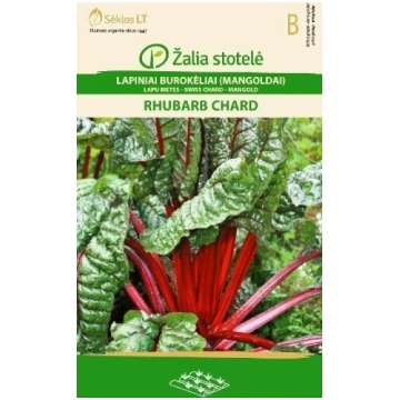 LAPU BIETES (MANGOLDI) RHUBARB CHARD Žalia stotelė