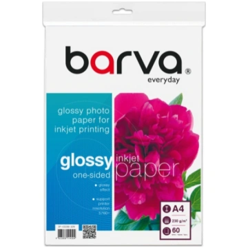 Photo Paper Barva Everyday Glossy 230 g/m², A4, 60