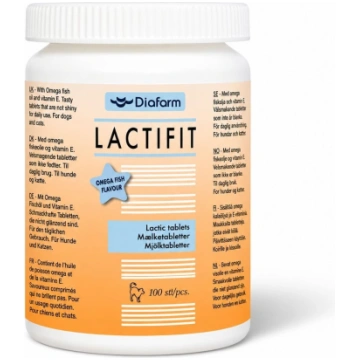 Diafarm Lactifit Omega-3 vitamīni tabletes kaķiem