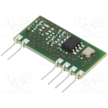Module: RF; FM receiver; AM,ASK; 433.92MHz; -109dB