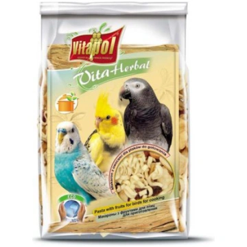 Vitapol MAKARON Z OWOCAMI DO GOTOWANIA DLA PTAKOW 