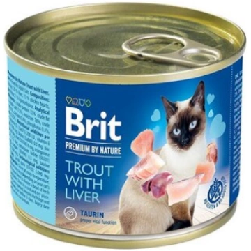 Brit Premium by Nature Trout with Liver konservi k