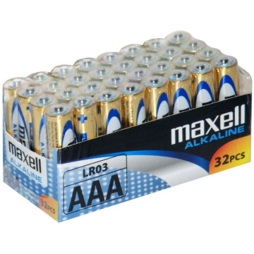 MAXELL ALKALINE LR03 AAA sārma baterijas folijas k