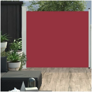 vidaXL izvelkama sānu markīze, sarkana, 170x300 cm