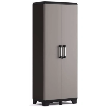 Skapis Pro Tall Cabinet 68x39x173cm pelēks/melns (