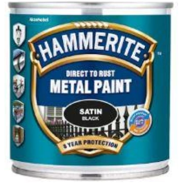 Hammerite Satin Pusmatēta aizsargkrāsa metāla virs