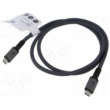Cable; Thunderbolt 3,Thunderbolt 4,USB 4.0; 1m; bl
