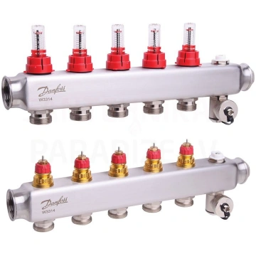 Danfoss SSM-11F nerūsējošā tērauda grīdas apkures 