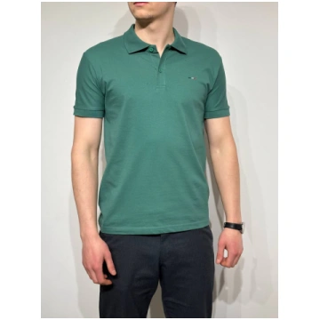 Lielo izmēru kokvilnas polo krekls - Zaļa / 5XL