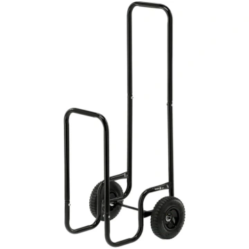 WOOD LOAD TROLLEY WITH PNEUMATIC WHEELS (78655) Vo