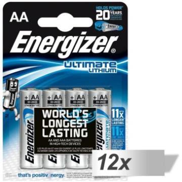 12x4 ENERGIZER Ultimate Lithium Mignon AA LR 6 1,5