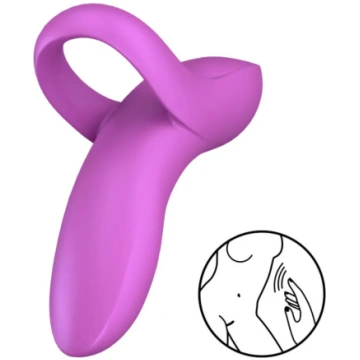 SATISFYER - VIBRATORE DA DITO BOLD LOVER BIANCO SA