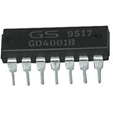 Mikroshēma CD4001 DIP14 RoHS TEXAS INSTRUMENTS