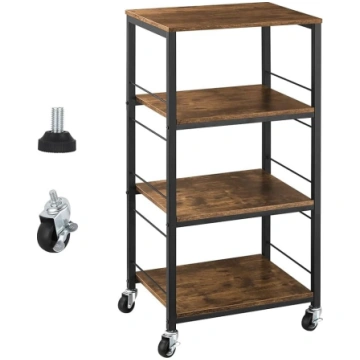 Kitchen Island Trolley, Kitchen Trolley on Wheels,