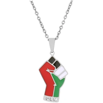 Casiler Art Palestīnas karte Piekariņš Kaklarotas 