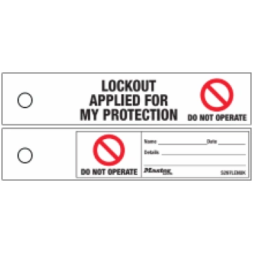 S297LENUK | 100 Maintenance tags - UK English Mast