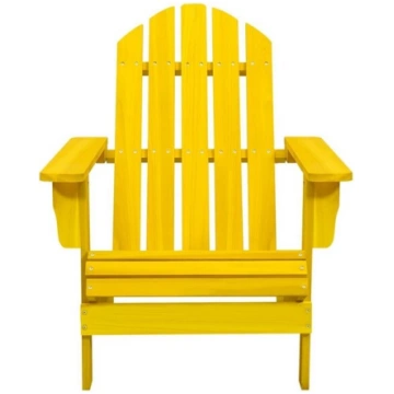 Dārza krēsls Adirondack, dzeltens, Geltona vidaXL