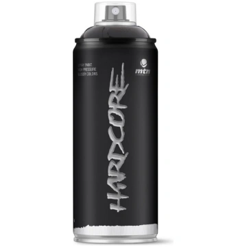 Aerosolkrāsa Hardcore 400ml Satin Black Montana