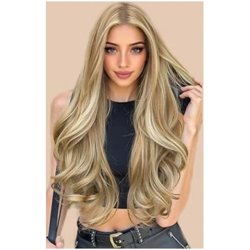 Izcelt Blonde Lace Front parūkas sievietēm vilkt R