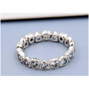 Original Forever More Love Heart With Crystal Ring
