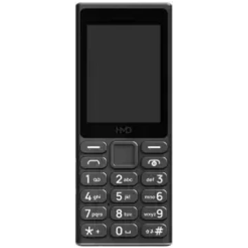 HMD 105 4G Dual SIM mobilais tālrunis, melns