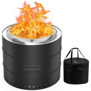 onlyfire 50 cm bezdūmu ugunskura vieta, uguns tver