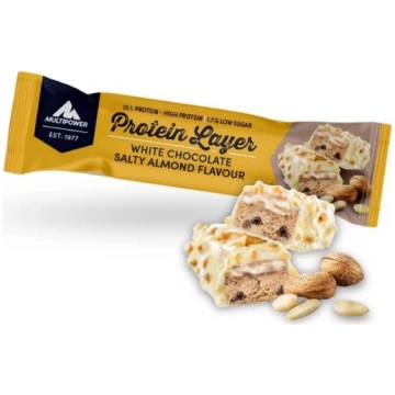 Olbaltumvielu bārs Layer 50g - Balta Šokolāde un S