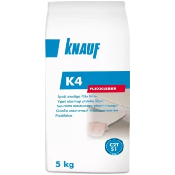 Knauf K4 īpaši elastīga flīžu līme 5kg