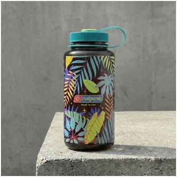 Nalgene 1l pudele ar platu kaklu Botanical Ferns