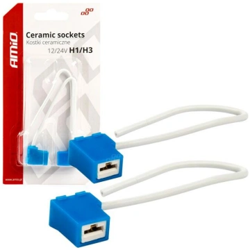 Spuldzes ligzda 2 pcs H1/H3 (03051) AMiO